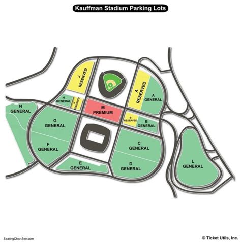 Kauffman Stadium Parking Map Verjaardag Vrouw 2020