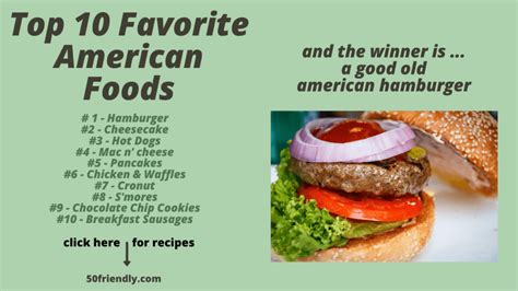 10 Favorite American Foods Of All Time Survey Says 50 Friendly