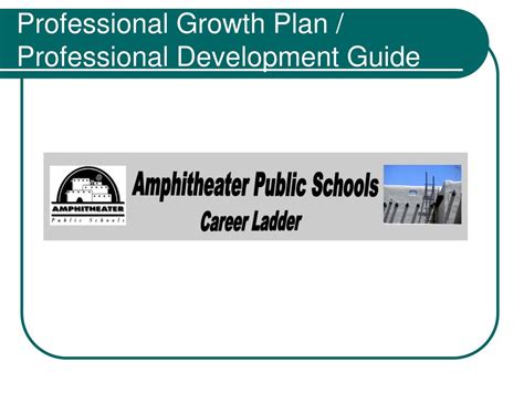 Ppt Professional Growth Plan Professional Development Guide