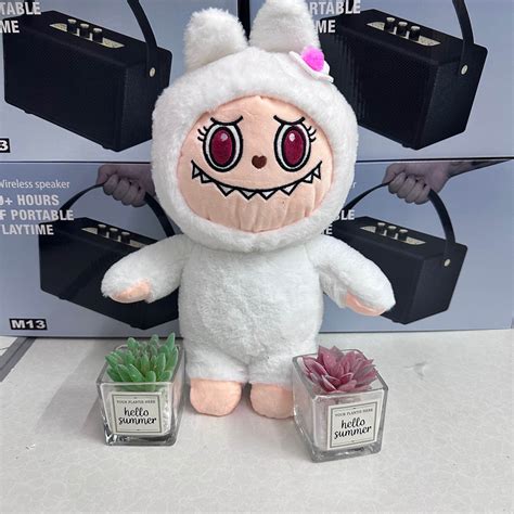 พร้อมส่ง 🇹🇭ตุ้กตาลาบูบู้ Labubu ขนาด35CM ขนนุ่นนิ่ม น่ารัก เป็นของขวัญ