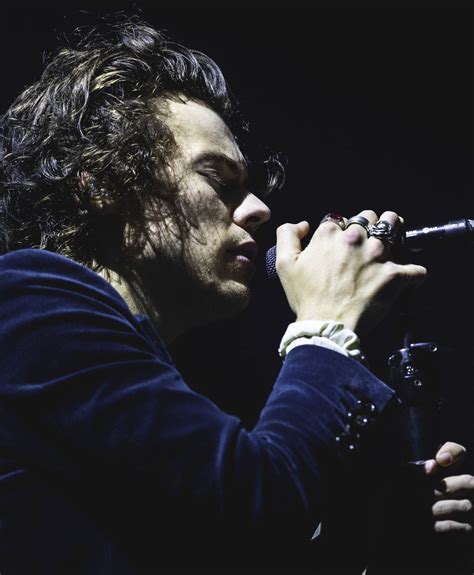harrystylesdaily “harry plays the forum in los angeles ca on july 13 photography by philip