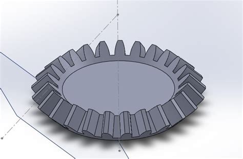 Bevel Gear In Solidworks Exercise 5 In Solidworks Cad Mode