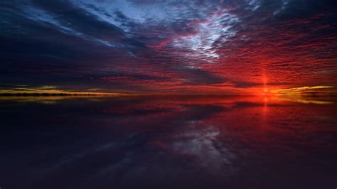 2560x1440 Twilight Sea Stars Dusk Dawn Dark Sunset 1440p Resolution Hd