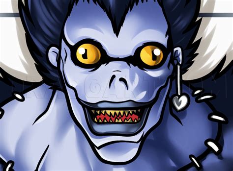 How To Draw Ryuk Easy Death Note Step By Step Drawing Guide By Dawn
