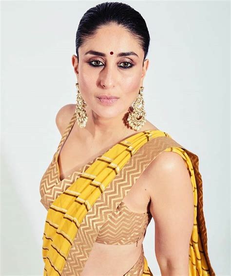 Kareena Kapoor Khan In Yellow Saree By Nikasha Buy Sarees Online