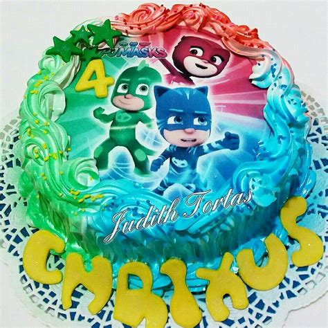 Heroes En Pijamas Cake Merengue Por Judith Tortas Vzla Torta