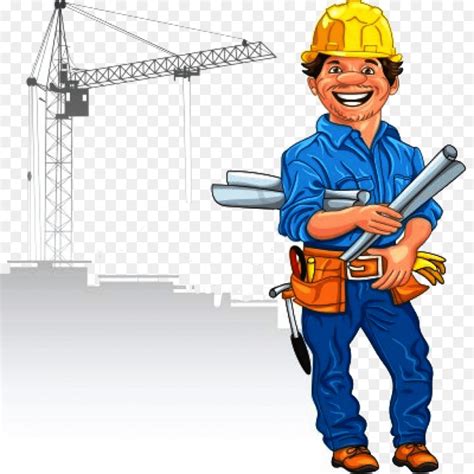 Cartoon Construction Worker Royalty Free Clip Art Engineer Png