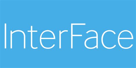 Interface (journal), by the electrochemical society. InterFace font | free download for WEB