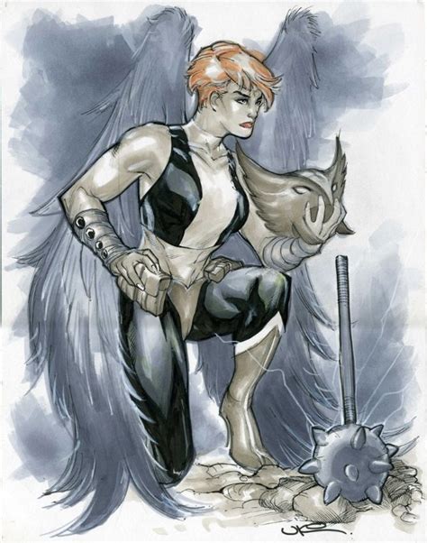 Hawkgirl By Uko Smith Comic Art Hawkgirl Art