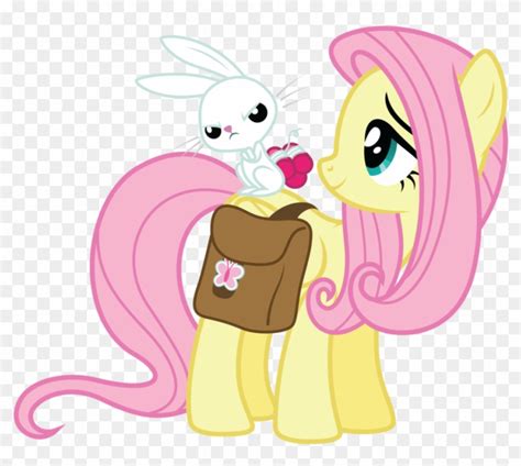 Fluttershy And Angel My Little Pony Fluttershy With Animals Hd Png