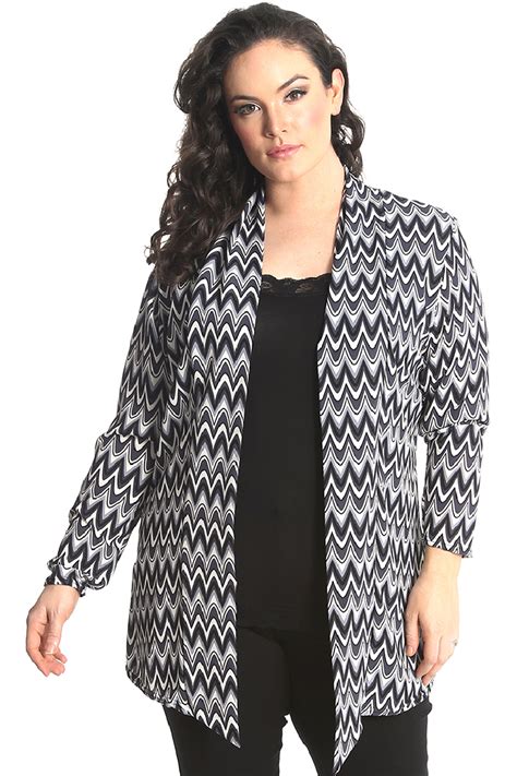 New Womens Plus Size Cardigan Ladies Open Front Jacket