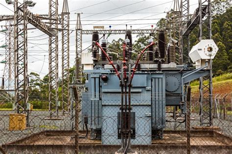 Electrical Transformer Substation — Stock Photo © Chrisvanlennepphoto
