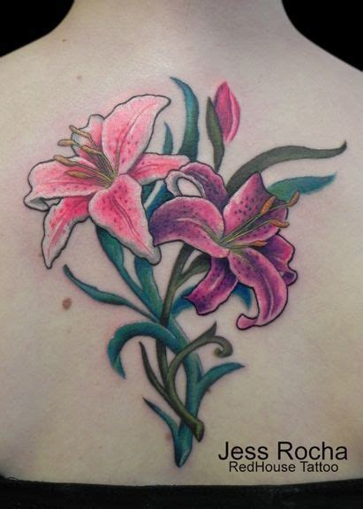 Stargazer Lily Tattoo Lily Flower Tattoos Flower Tattoo Sleeve