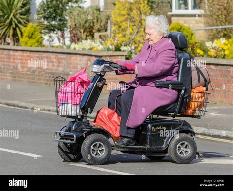 fat lady on scooter