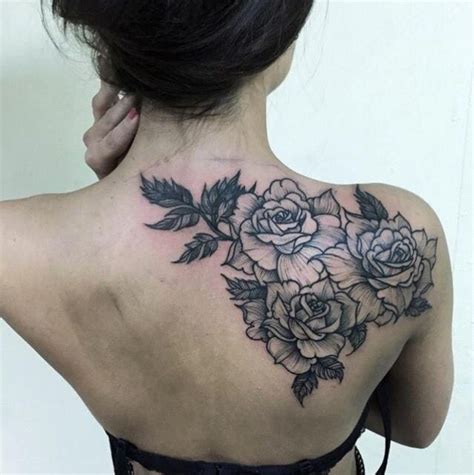 Rose Back Shoulder Tattoo Tattoos Pinterest Be Cool