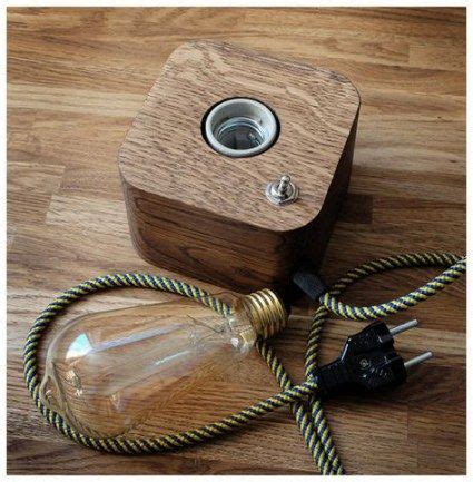 Opportunity to make this wood block edison lamp came to me in the form of a birthday of a very dear friend. 42 ideas diy table lamp base edison bulbs #diy | Lâmpadas de garrafa de vinho, Abajur de garrafa ...