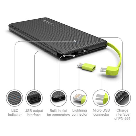 Power bank 20000mah dual usb ultra slim external battery poverbank digital displ. PINENG Power Bank - 5000mAh (PN952) - Greenworks ...