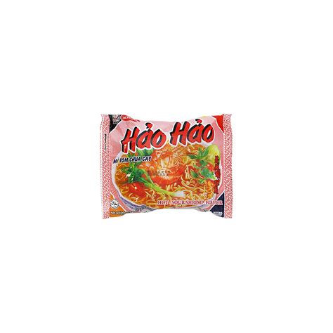 Hao Hao Box Of 30 Tôm Chua Cay Instant Noodle 77g Hot And Sour Shrimp Flavor