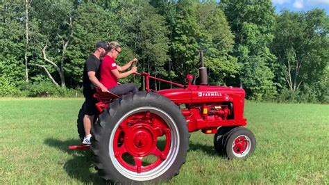 Learning To Drive Our Tractor Farmall H Youtube