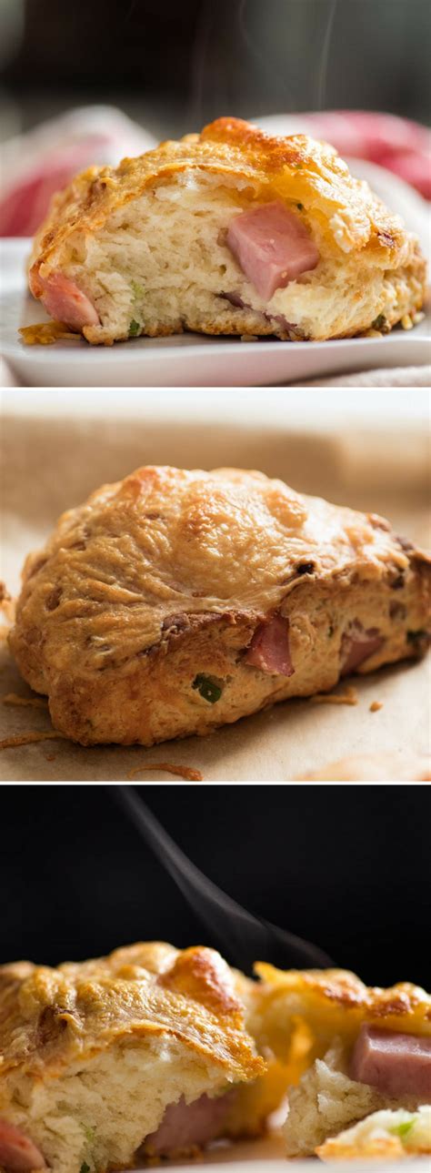 I was looking for another way to use up leftover pork and came across this. Leftover Ham? Whip Up a Batch of These Cheesy, Savory Scones (With images) | Leftover ham ...