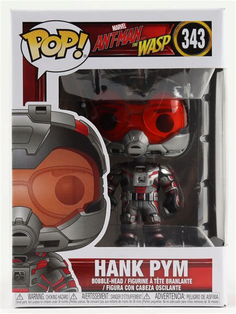 Hank Pym Ant Man And The Wasp Marvel 343 Funko Pop Vinyl Bobble