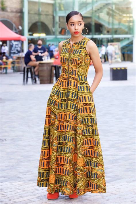 Ankara Maxi Dress African Print Maxi Dress Long African Etsy