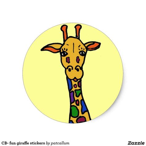 Cb Fun Giraffe Stickers Giraffe Fun Stickers