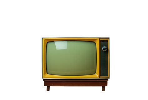 Retro Old Tv Set Receiver On Transparent Background Vintage Instagram