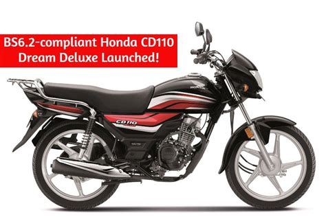 2023 Honda Cd110 Dream Deluxe Commuter Bike Launched With Bs62