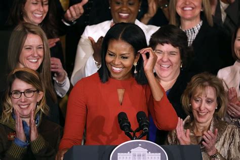 Michelle Obama Natural Hair Photos