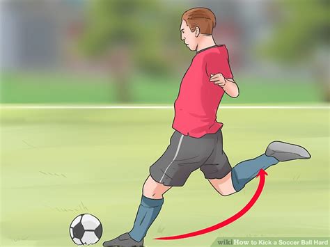 How To Kick A Soccer Ball Hard 13 Steps With Pictures Wikihow