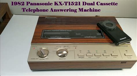 Leave Your Message At The Beep 1982 Panasonic Telephone Answering