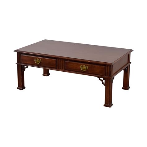 40 diameter and 15.5 height. 87% OFF - Broyhill Furniture Broyhill Wood Two-Drawer ...
