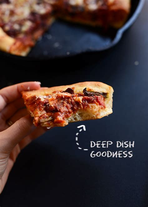 Simple Deep Dish Pizza Minimalist Baker Recipes