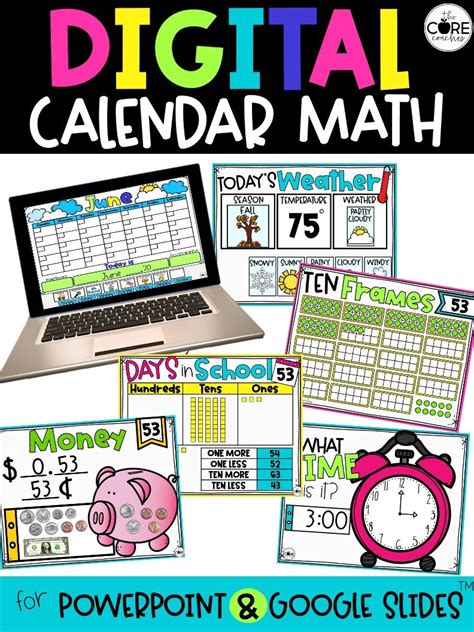 Use This Digital Calendar Math In Your Primary Classroom Setting Or For