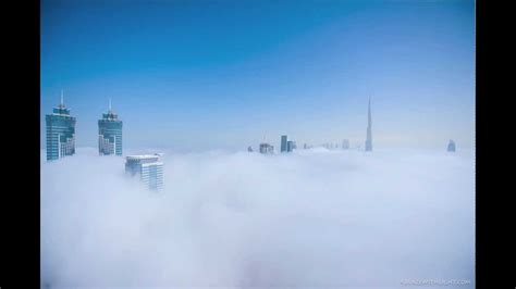 Sunrise In Cloud City Dubai Time Lapse Youtube