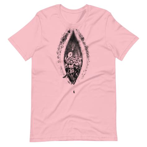 Demonic Vulva Party Shirt Spooky Vintage Vagina Drawing Etsy