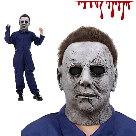 Buy Michael Myers S Kids Mike Myers S Half Face Latex Halloween Myers