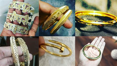 New Gents Kada Design Latest Collection Gold And Silver Kada Design