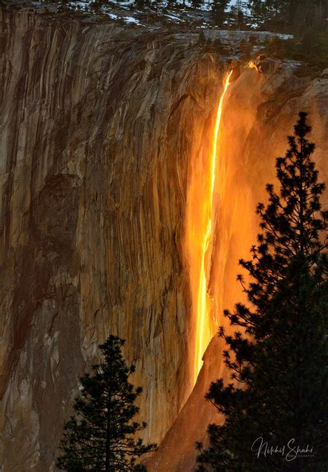 Photographing The Horsetail Fall In Yosemite National Park Nikon Rumors