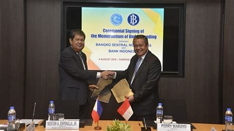 Bi Dan Bank Sentral Filipina Teken Kerja Sama Anti Pencucian Uang