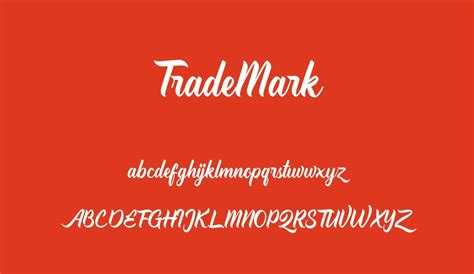 Trade Mark Free Font