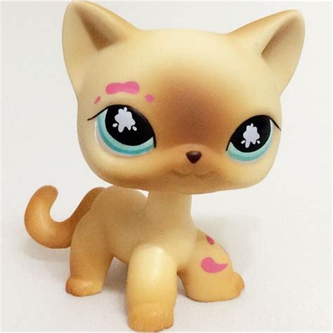 Hot Sell Cute Anime Figure Pet Shop Lps Short Hair Cat