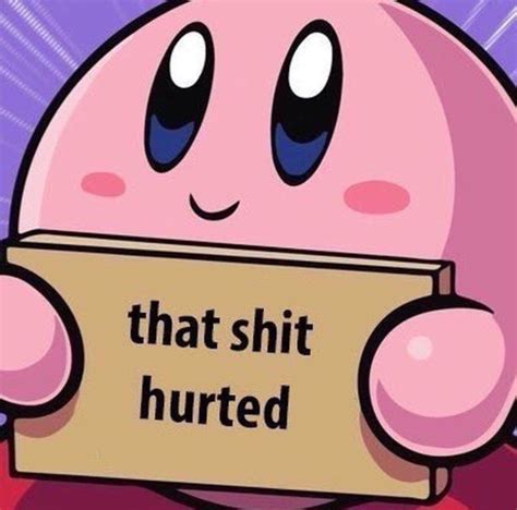 Hobs⁷ 🥺 🐻🍓 On Twitter Kirby Memes Cute Memes Funny Reaction Pictures