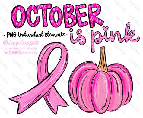 Breast Cancer Awareness Pink Month October Is Pink Sublimation Png