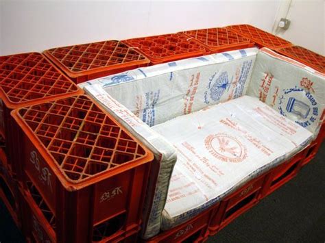 Milk Crate Sitting Area For The Basement Or Garage Even For A Kids