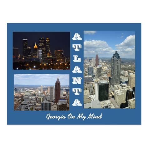 Atlanta Georgia Cityscape Postcard