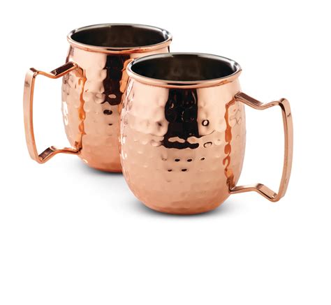 Canvas Copper Plated Stainless Steel Moscow Mule Mug Set 443ml 2 Pc Canadian Tire