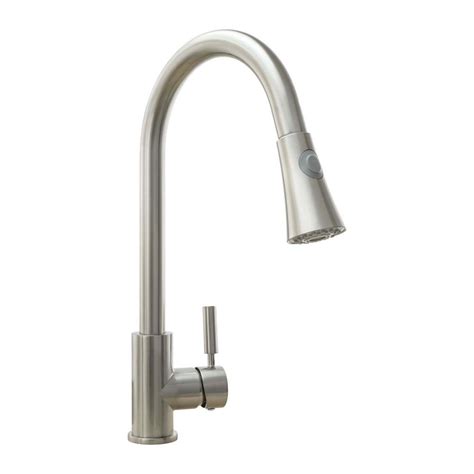 Find kitchen faucet adapter from a vast selection of valves. Cosmo Single-Handle Pull-Down Sprayer Kitchen Faucet with ...