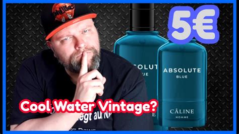 5 Euro Vintage Cool Water Absolute Blue Caline Homme Youtube